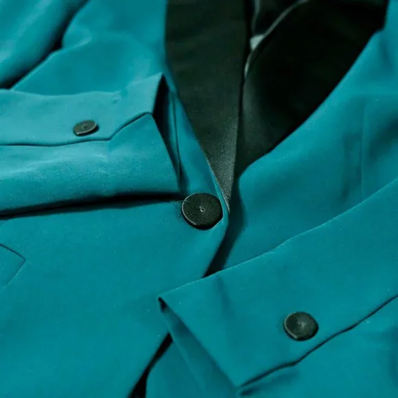 Forever 21 Teal Formal Blazer Jacket - Picture 5 of 5